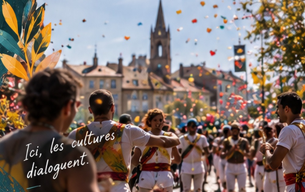Scène festive à Nice, visuel d’ambiance
